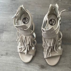 A pair of beige heels, B2, from Browns